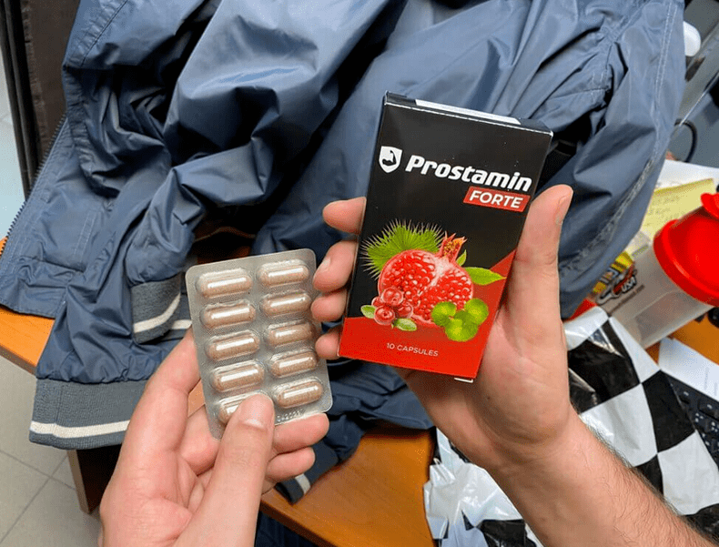 Прыбыццё пасылкі з Prostamin Forte