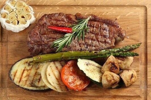 прадукты харчавання пры хранічным прастатыце